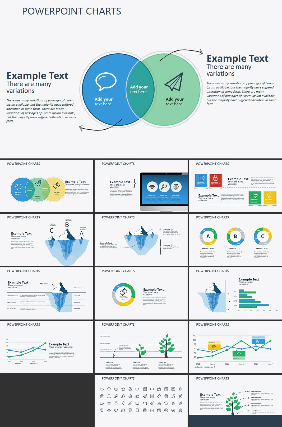 Analysis Choice PowerPoint chart template | ImagineLayout.com