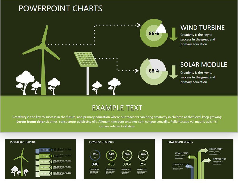 Renewable Energy Sources PowerPoint charts | ImagineLayout.com