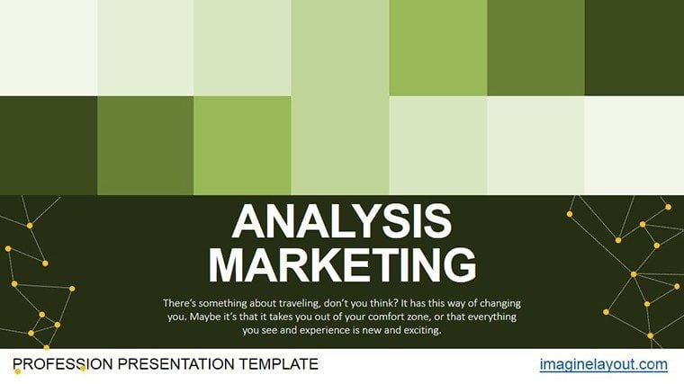 Analysis Marketing Animation PowerPoint charts template