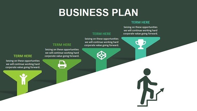 Business Plan Animation PowerPoint Charts Template - Download Now