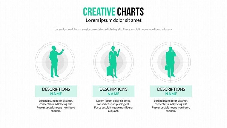 Creative Light Coloured PowerPoint Charts