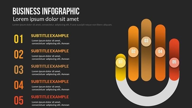 Infographic Process PowerPoint Charts for Business Presentation Template