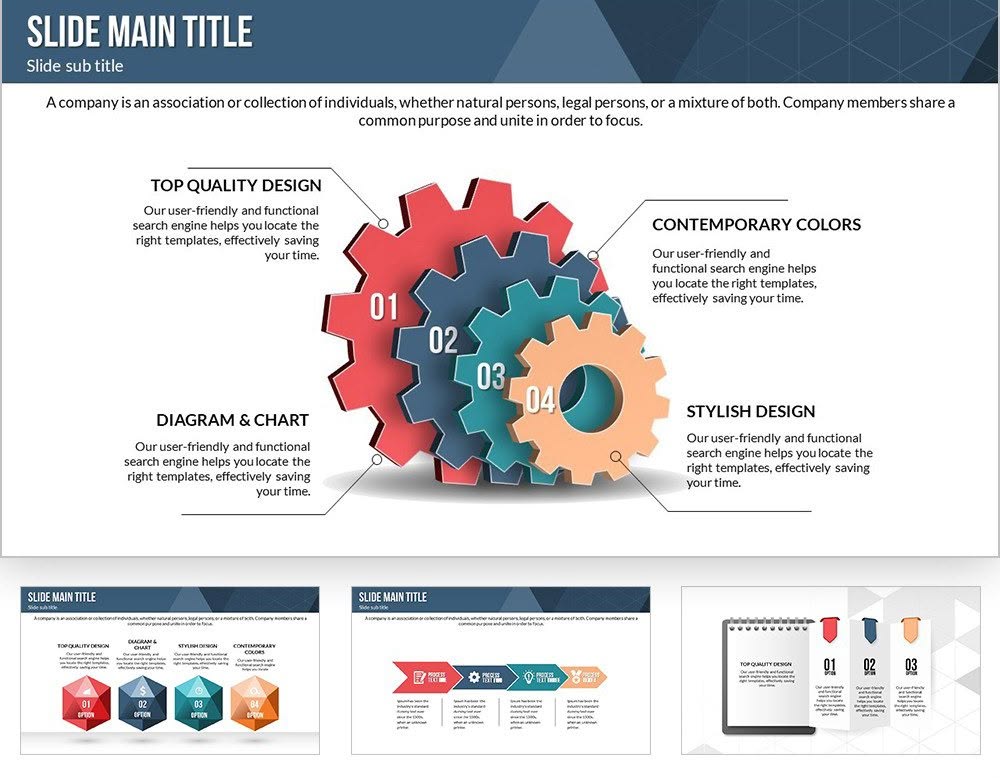 Sphere of Influence PowerPoint charts