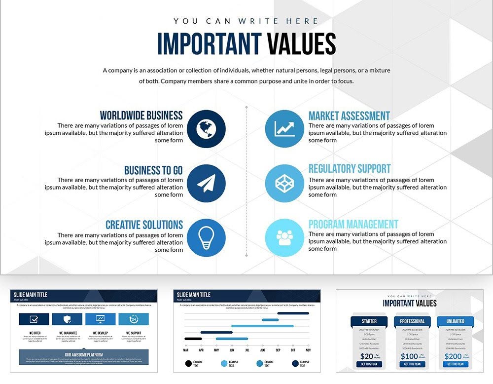 Simple and Tricks for Analysis PowerPoint chart | ImagineLayout.com