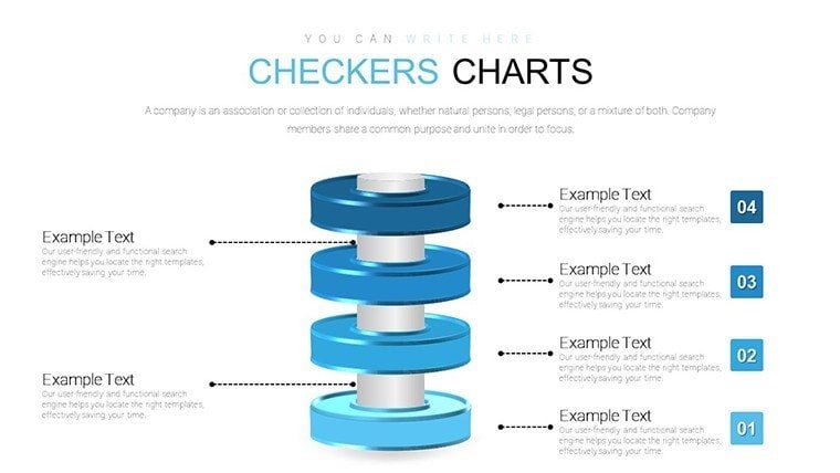Checkers PowerPoint charts Template