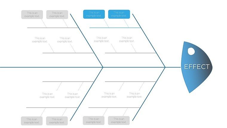 Tabular Fish-bone PowerPoint charts