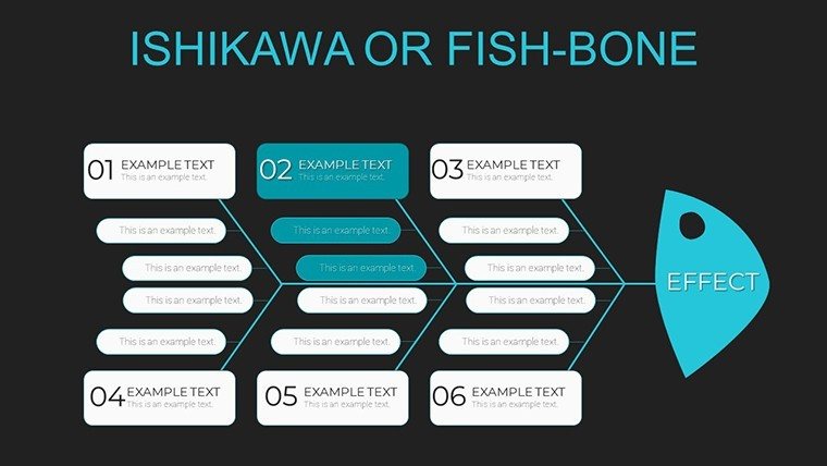 Barebone Ishikawa PowerPoint charts - Slide2