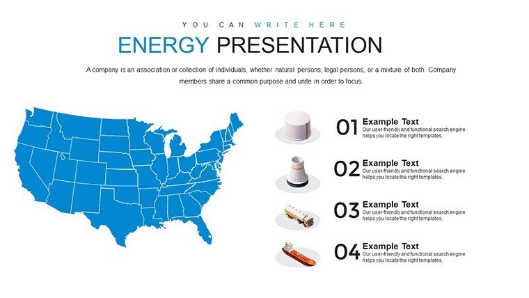 Energy Power Company PowerPoint charts