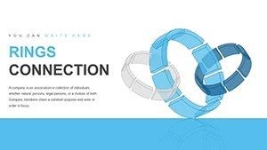 Rings Connection PowerPoint Charts Template Download | Presentation PPTX