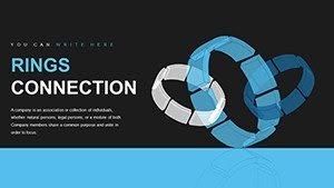 Rings Connection PowerPoint Charts Template Download | Presentation PPTX