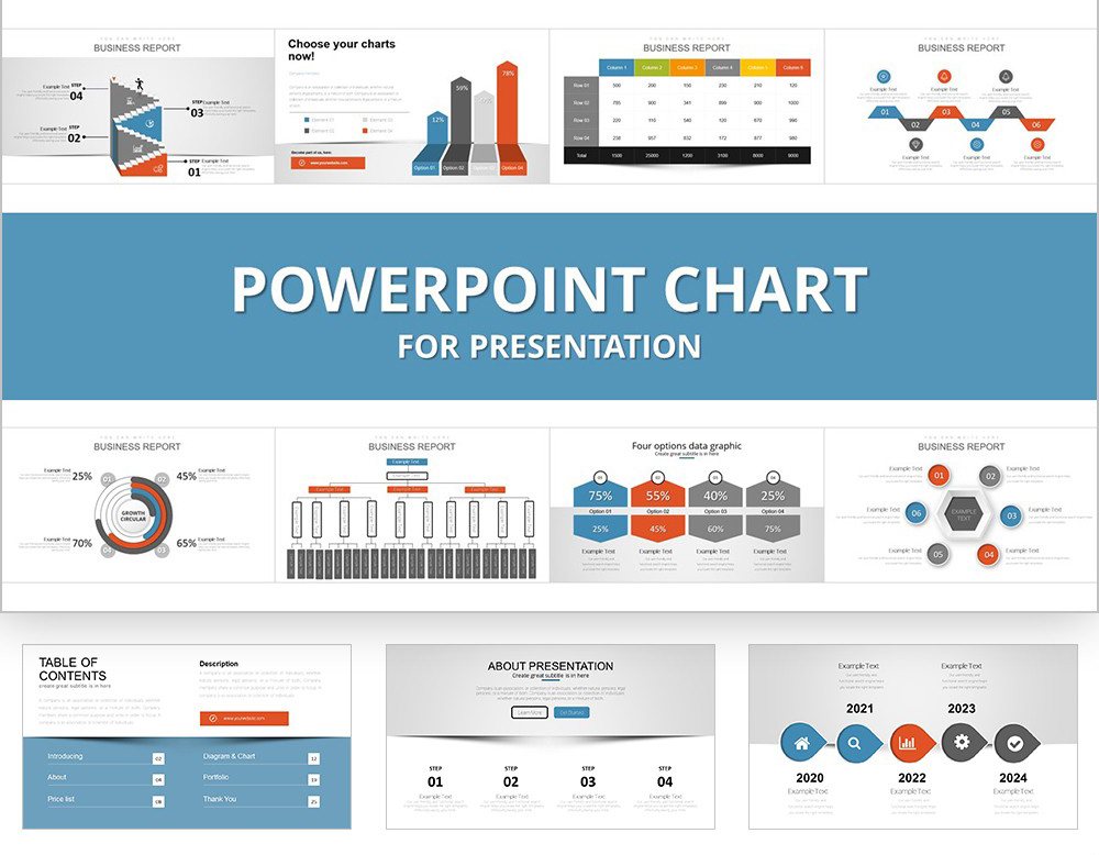 Interactive Slides Powerpoint Chart Presentation 