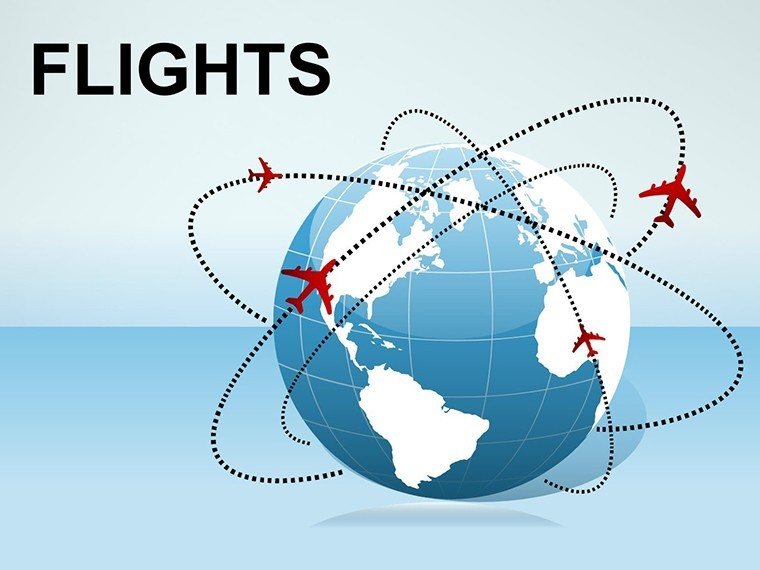 Flights PowerPoint diagram
