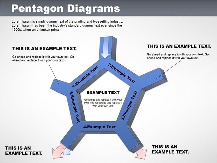 Pentagon PowerPoint Diagrams