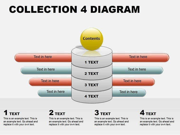 Collection 4 PowerPoint diagram