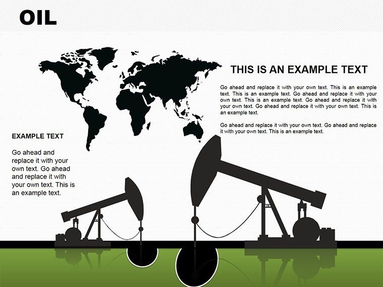 OIL PowerPoint diagram for presentation