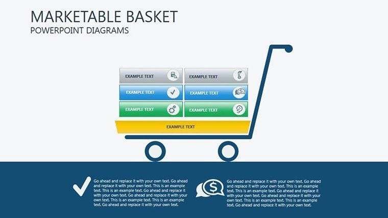 Marketable Basket PowerPoint Diagrams