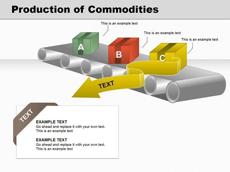 Production Commodities PowerPoint Diagrams
