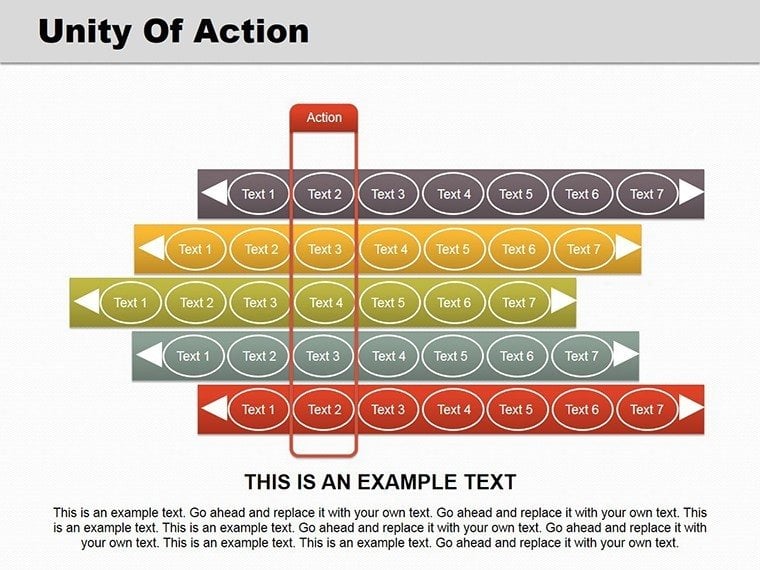 Unity Of Action PowerPoint diagrams