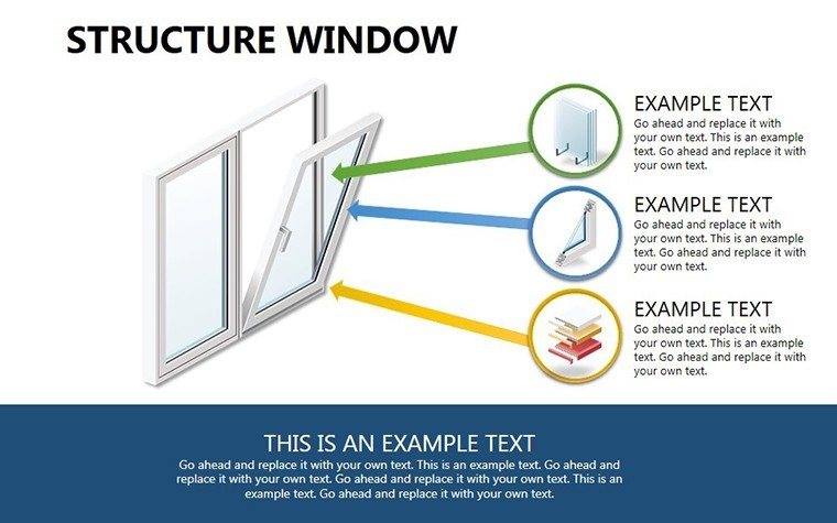 Structure Window PowerPoint diagrams