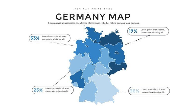 Germany - States PowerPoint Maps