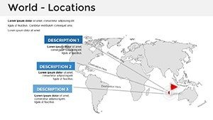 World PowerPoint Maps Templates - Locations, pptx, slide1