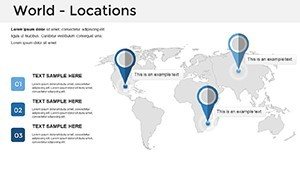 World PowerPoint Maps Templates - Locations, pptx