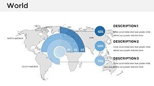 World PowerPoint Maps Templates - Locations