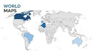 Map of World PowerPoint, ppt