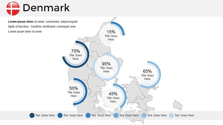 Denmark PowerPoint Maps Template For Presentation: Download PPT