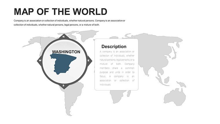 Editable World PowerPoint maps - Slide3