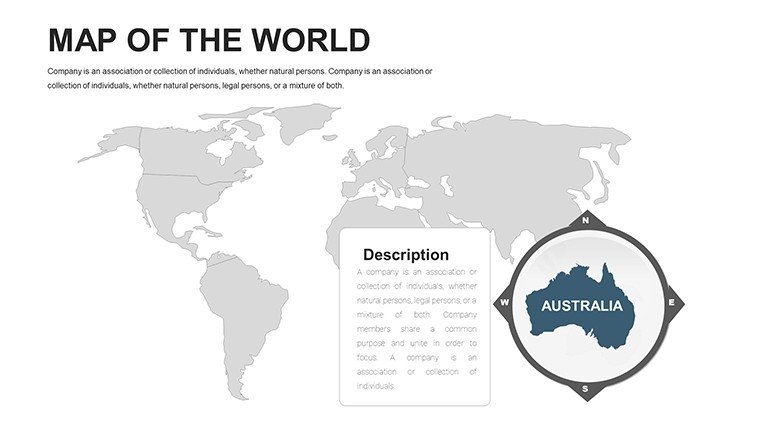 Editable World PowerPoint maps - Slide7