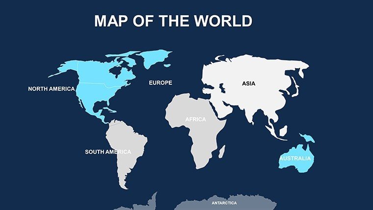 Editable World PowerPoint maps - India