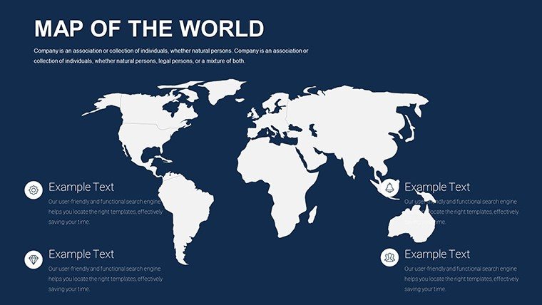 Editable World PowerPoint maps - Australia