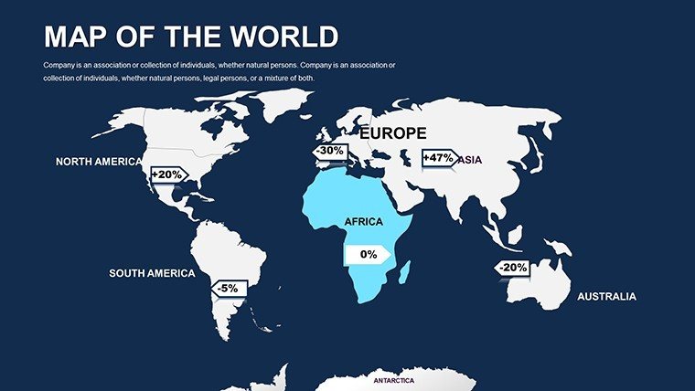 Editable World PowerPoint maps - Slide14