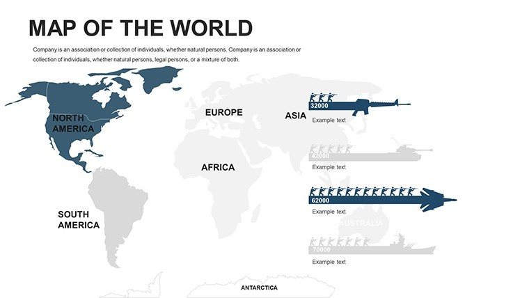 Editable World PowerPoint maps - Slide20