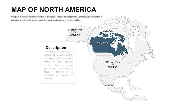 North America Editable PowerPoint maps - Slide5