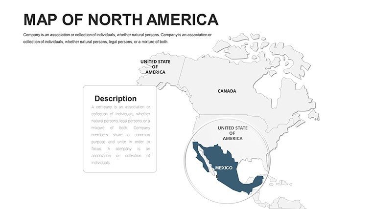 North America Editable PowerPoint maps - Slide6