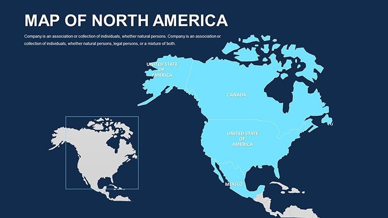 North America Editable PowerPoint maps - Slide24