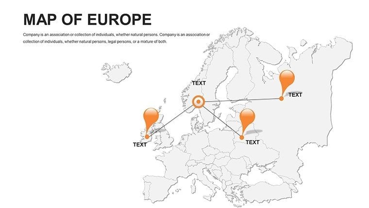 Editable Europe PowerPoint maps - Slide7