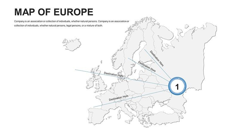 Editable Europe PowerPoint maps - Slide8