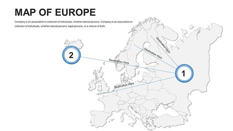 Editable Europe PowerPoint maps - Slide9