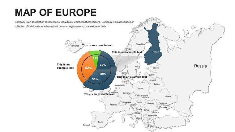 Editable Europe PowerPoint maps - Slide14