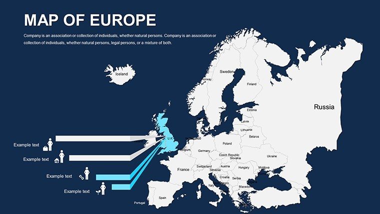 Editable Europe PowerPoint maps - Slide20