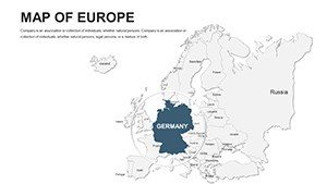Editable Europe PowerPoint maps - Slide2