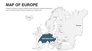 Editable Europe PowerPoint maps - Slide4