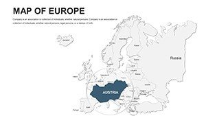 Editable Europe PowerPoint maps - Slide6