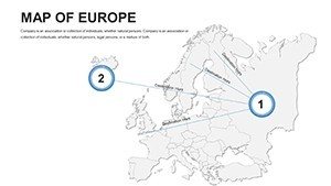 Editable Europe PowerPoint maps - Slide9