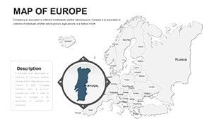 Editable Europe PowerPoint maps - Slide11