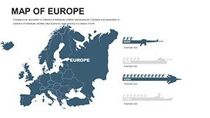 Editable Europe PowerPoint maps - Slide22