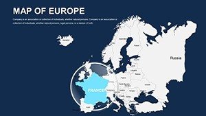 Editable Europe PowerPoint maps - Slide23